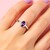 Sibirischer Amethyst-Silberring