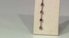Pendientes en plata con Citrino