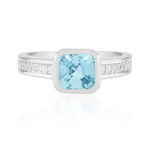 Anillo en plata con Zircón de Ratanak Kirí (Adela Silber)