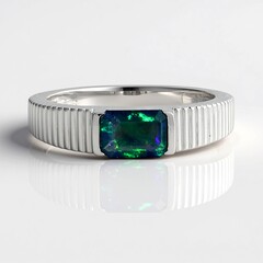 Anello in argento con Opale Mezezo