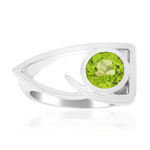 Anillo en plata con Peridoto de Jilin (de Melo Essence)