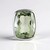 Ciondolo in argento con Ametista Verde (MONOSONO COLLECTION)