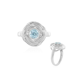 Anello in argento con Zircone Ratanakiri (SAELOCANA)