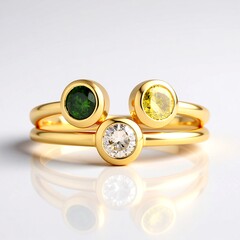 Bague en or et Diamant chocolat I2