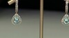 Pendientes en plata con Topacio azul cielo