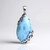 Ciondolo in argento con Larimar
