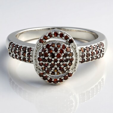 Fancy-Diamant-Silberring