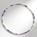 Collana in argento con Fluorite