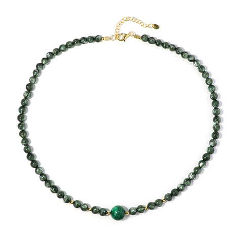 Edelstein-Silberhalskette