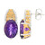 Boucles d'oreilles en argent et Améthyste (Gems en Vogue)