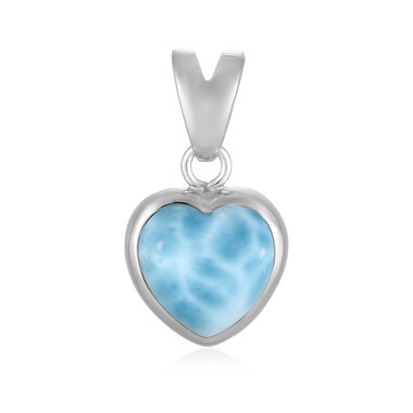 Larimar-Silberanhänger