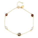 Bracciale in argento con Quarzo Fumè