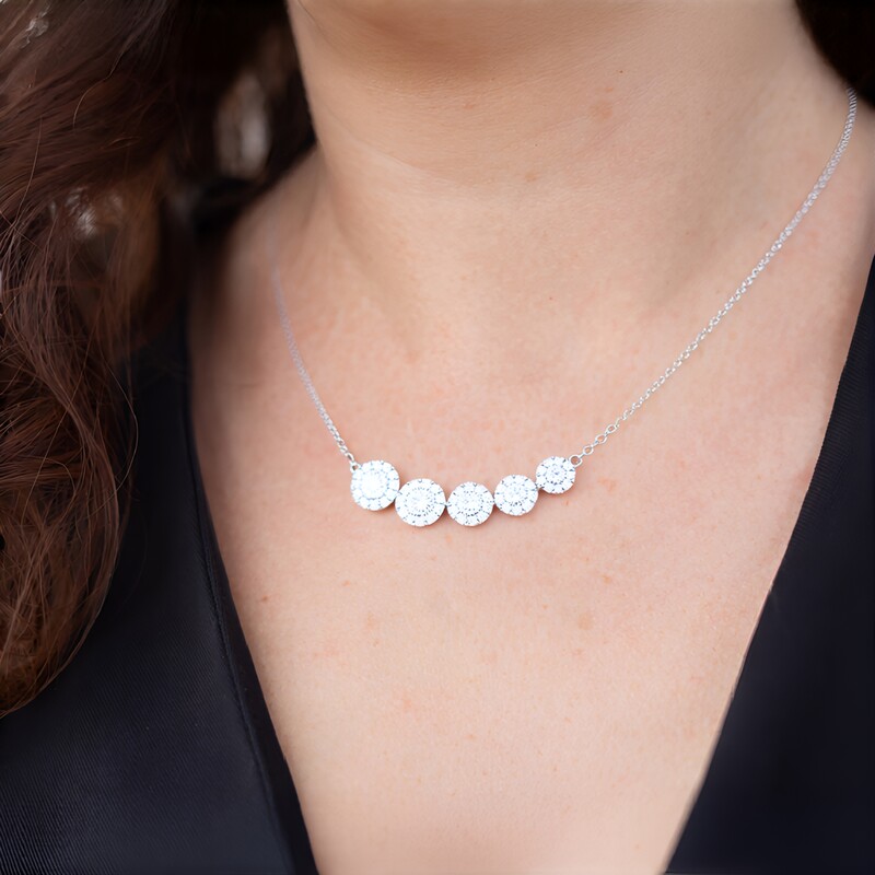 10K SI1 (H) Diamond Gold Necklace