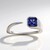 Anello in oro con Tanzanite AAA (de Melo Gold)