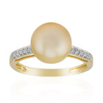 18K Kabira Golden South Sea Pearl Gold Ring (TPC)
