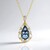 Ciondolo in argento con Acquamarina (Gems en Vogue)