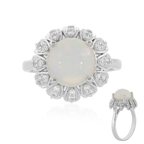 Anillo en plata con Ópalo de Welo