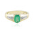 Kolumbianischer Smaragd-Goldring