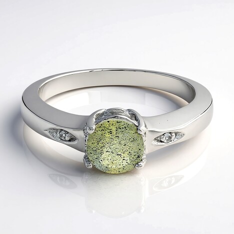 Bague en argent et Spectrolite