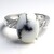 Anello in argento con Agata Dendritica