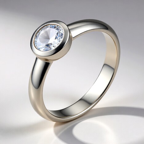 Anello in argento con Acquamarina