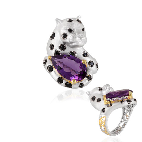 Amethyst-Silberring (Gems en Vogue)