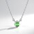 Collana in argento con Tsavorite della Tanzania (de Melo)