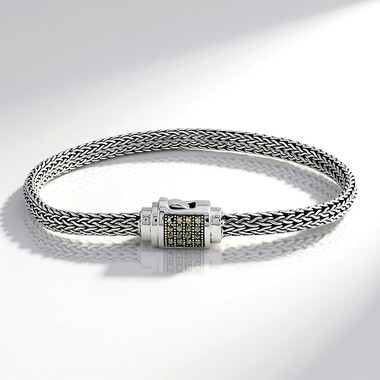 Zilveren armband met marcasieten (Nan Collection)