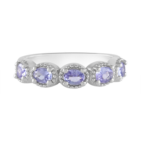 Tanzanite Silver Ring