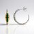 Orecchini in argento con Smeraldo Zambia (Gems en Vogue)