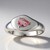 Anello in argento con Tormalina Rosa Brasiliana (Pallanova)