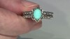 Zilveren ring met een Sleeping Beauty Turkoois (Desert Chic)