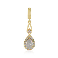 Ciondolo in argento con Labradorite rosa Maniry