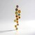 Ciondolo in argento con Zaffiro Fancy