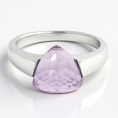 Anello in argento con Ametista