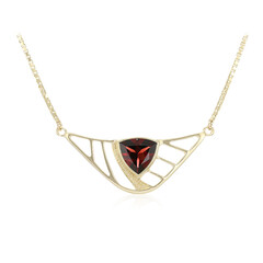 Collier en or et Grenat du Mozambique AAA