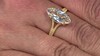 Anillo en plata con Topacio blanco
