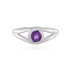 Bague en argent et Améthyste de Sibérie