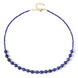 Lapislazuli-Silberhalskette