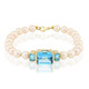 Brazalete en oro con Topacio de Marambaia (Michelle Albala)