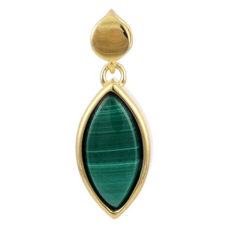 Ciondolo in argento con Malachite