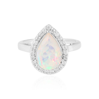 Anello in argento con Opale di Welo