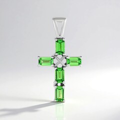 Ciondolo in argento con Lemshuku Tsavorite