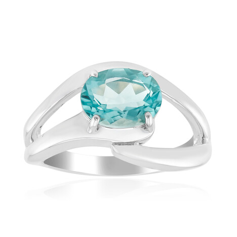 Anello in argento con Fluorite Braldu (Pallanova)