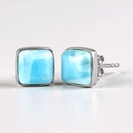 Orecchini in argento con Larimar