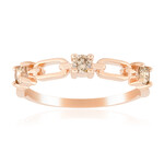 Anillo en oro con Diamante rosa de Francia de Argyle SI1 (Annette)