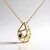 Collana in argento con Rodolite