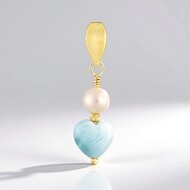 Colgante en plata con Larimar