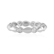 Bague en argent et Diamant I2 (H) (de Melo Essence)