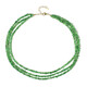 Collier en argent et Tsavorite de Tanzanie